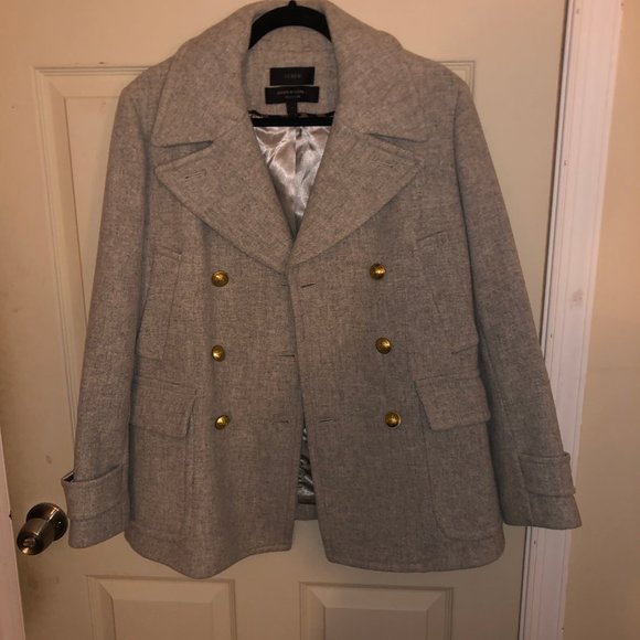 J. Crew Stadium Cloth Nello Gori Wool Coat - Picture 2 of 6